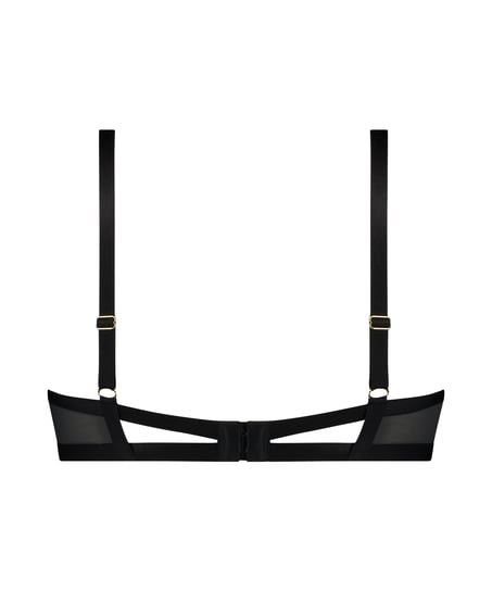 Seductress Padded Underwired Bra, Black