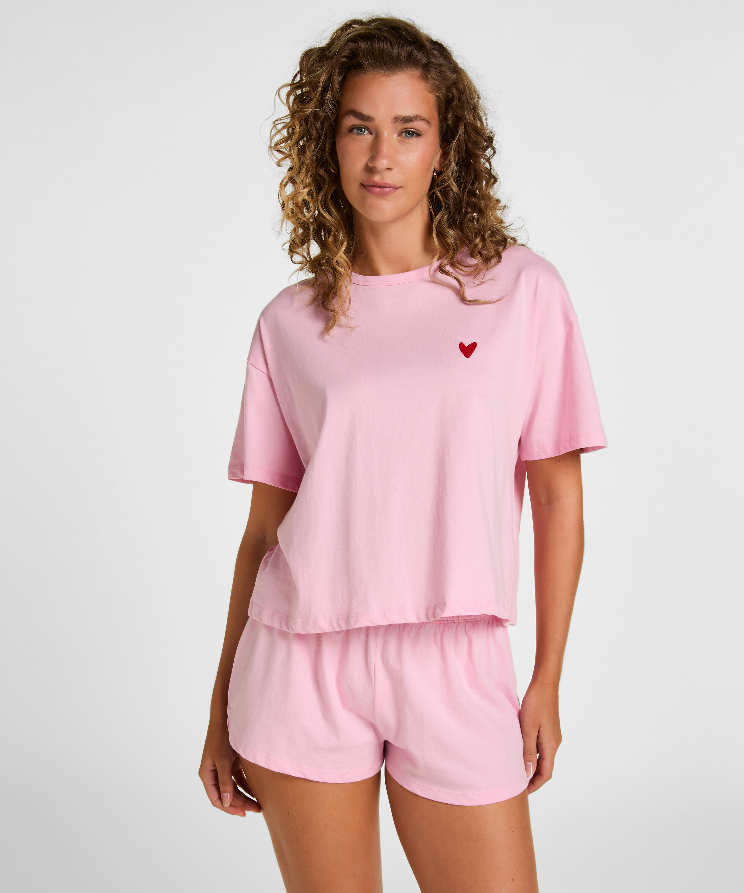Pyjamaset Cotton, Pink