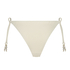 Cozumel High-Leg Bikini Bottoms, White