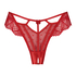 Lulu Open Crotch Brazilian, Red