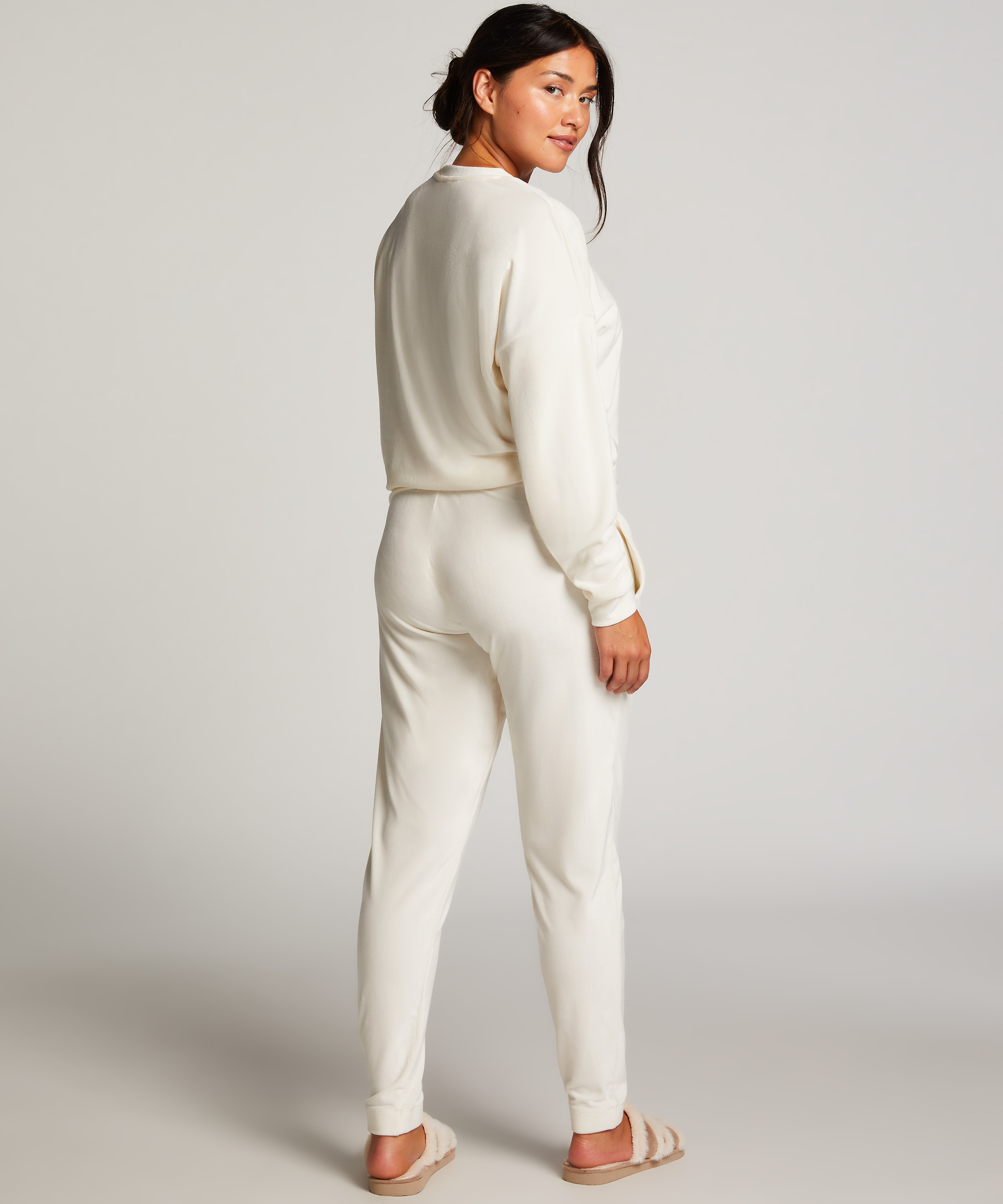 Velours top, White, main