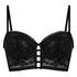 Vera Padded Longline Underwired Bra, Black