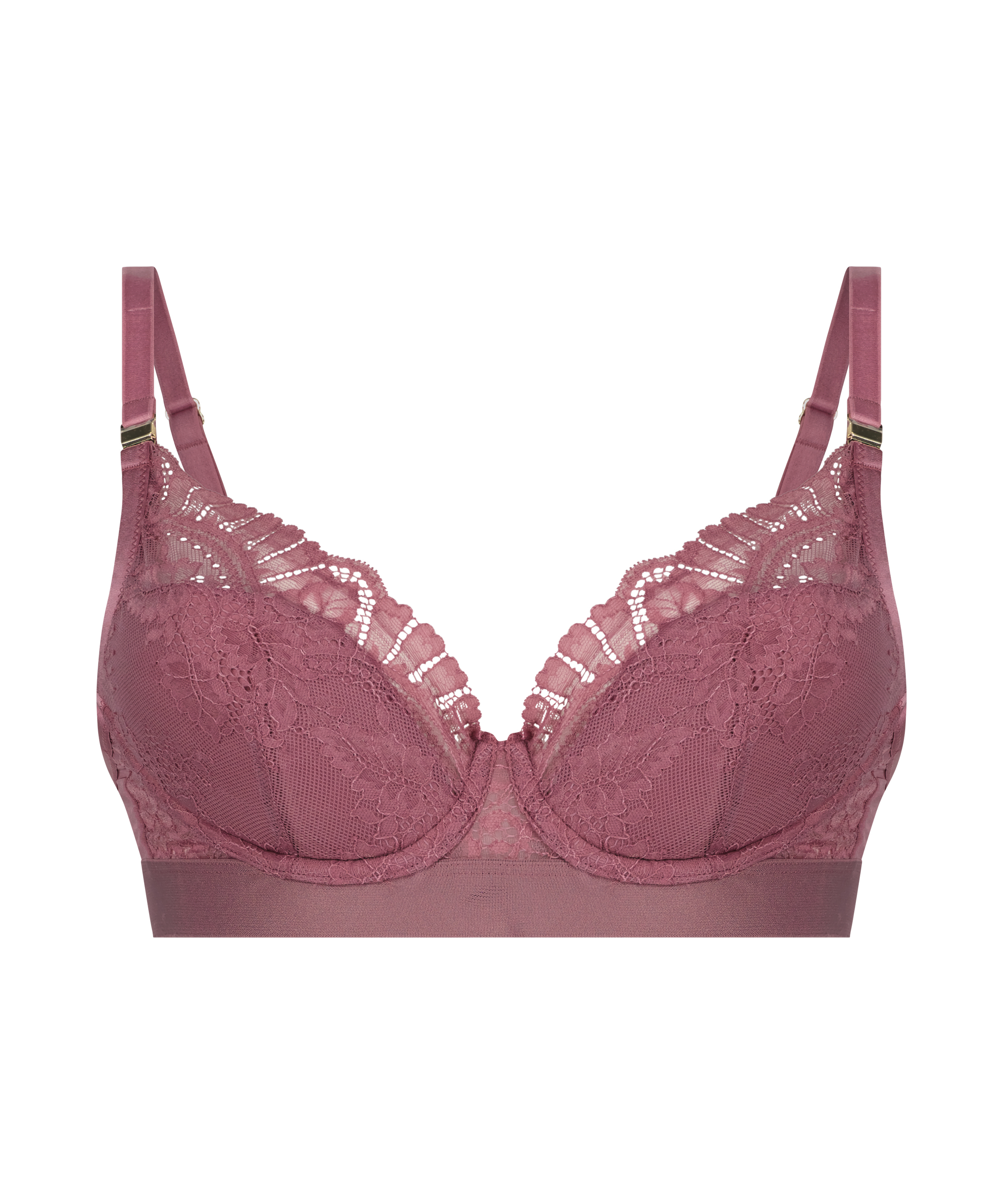 Adeliaide padded underwired bra, Purple, main