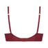Hannako Padded Underwired Bra, Red