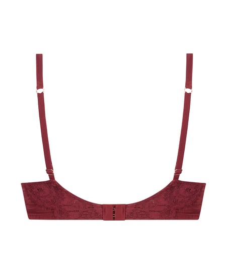 Hannako Padded Underwired Bra, Red