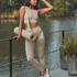 HKMX Seamless Sports Bra, Beige