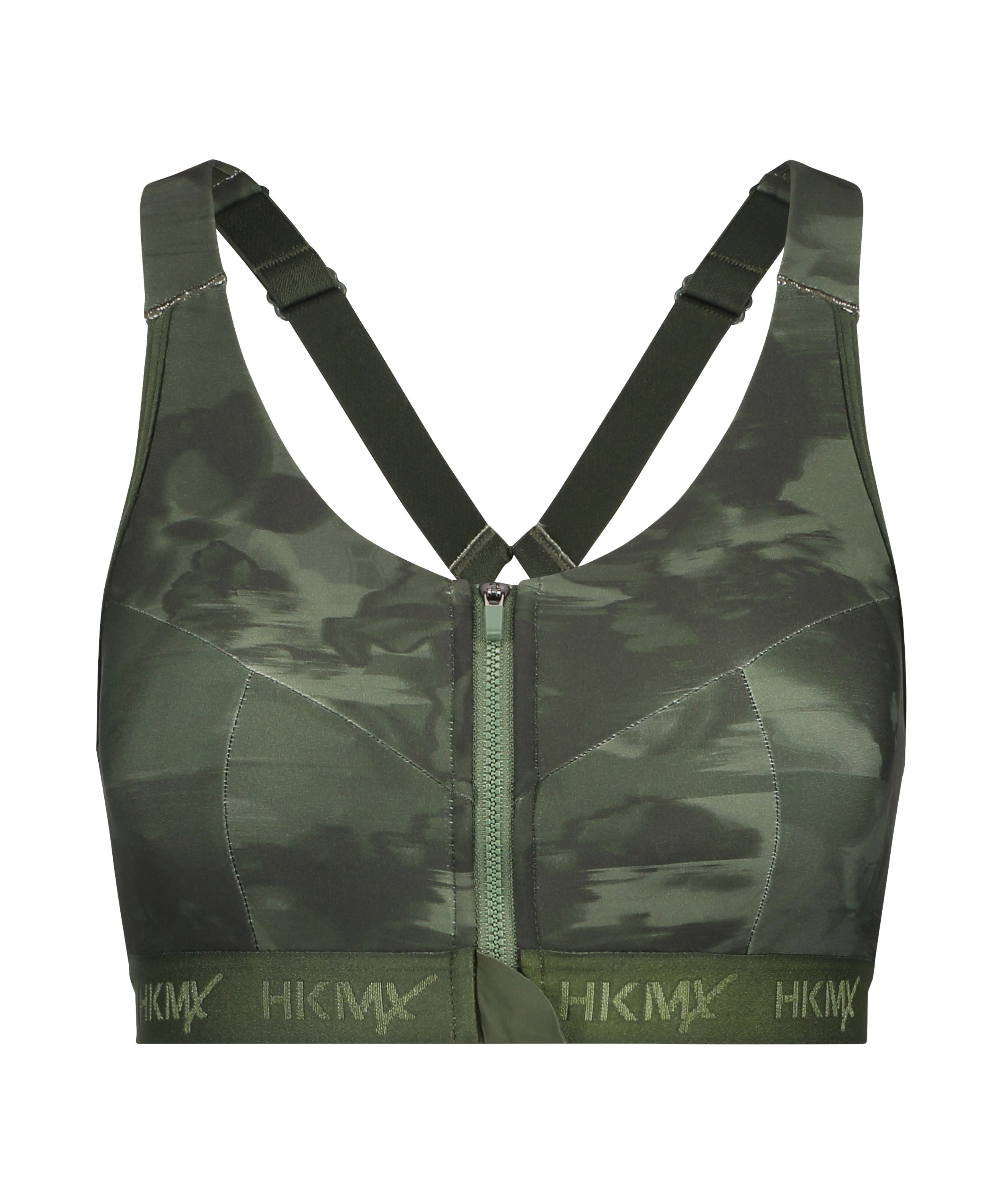 HKMX Sports bra The Pro Level 3, Green, main