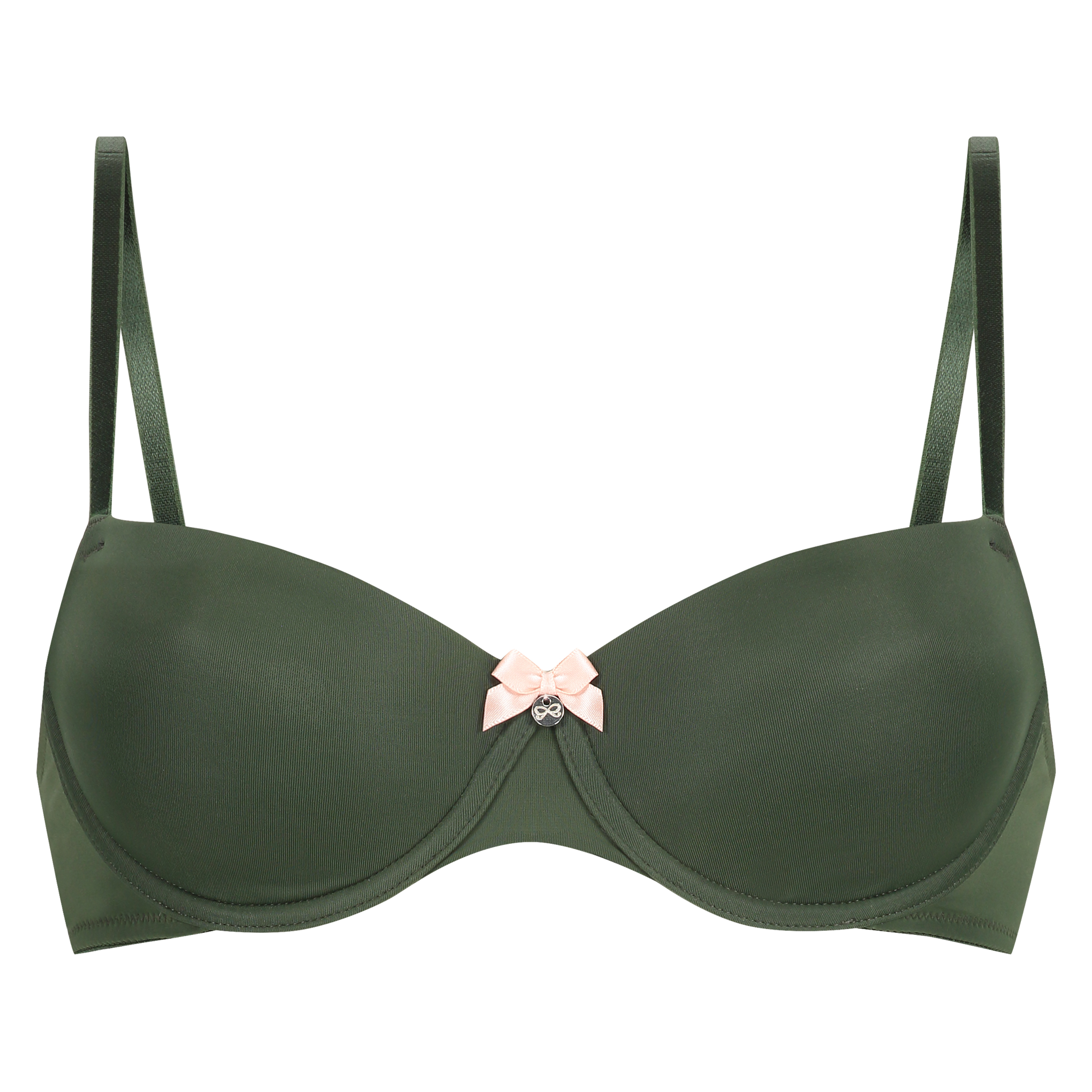 Demi Padded Underwired Bra, Green, main