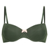 Demi Padded Underwired Bra, Green
