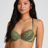 Padded Underwired Bra Valora, Green