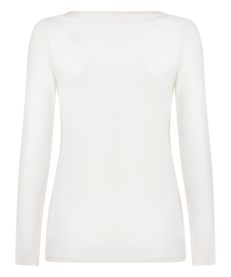 Cotton Pyjama Top, White
