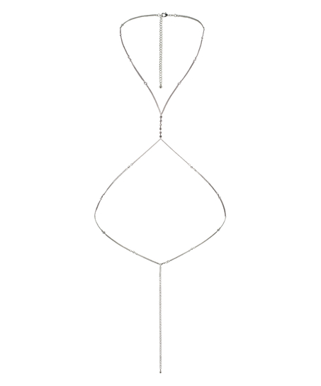 Harness Body Chain, Gray