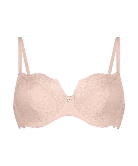 Marine Non-Padded Underwired Bra, Pink