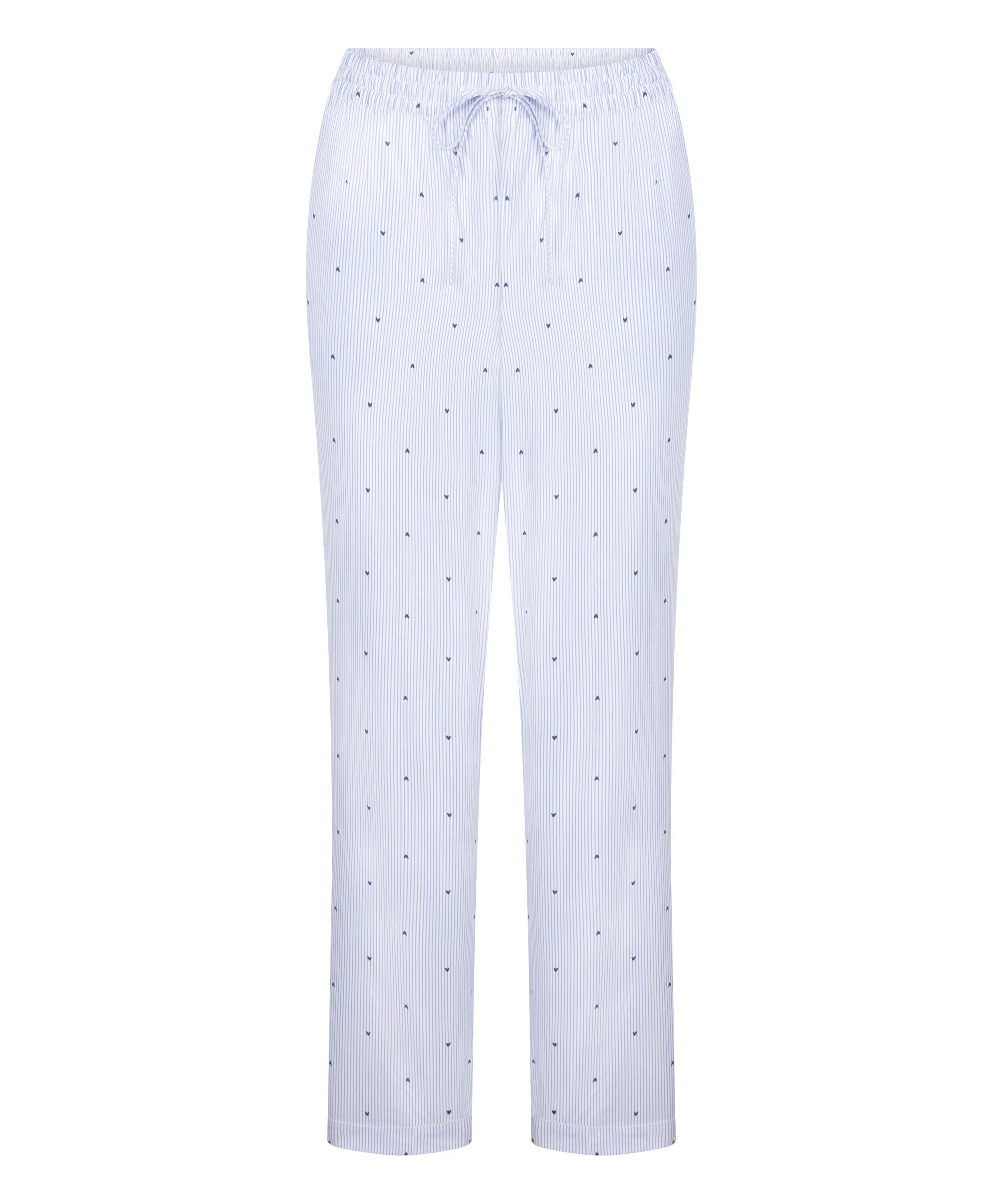 Pant Cotton Stripe Heart, Blue