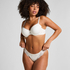 Caro Highleg Brazilian, White
