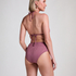 High Waist Rio Bikini Bottom, Purple