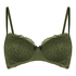 Marine Padded Underwired Bra, Green