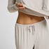 Pyjama Pants Striped Jersey, Gray
