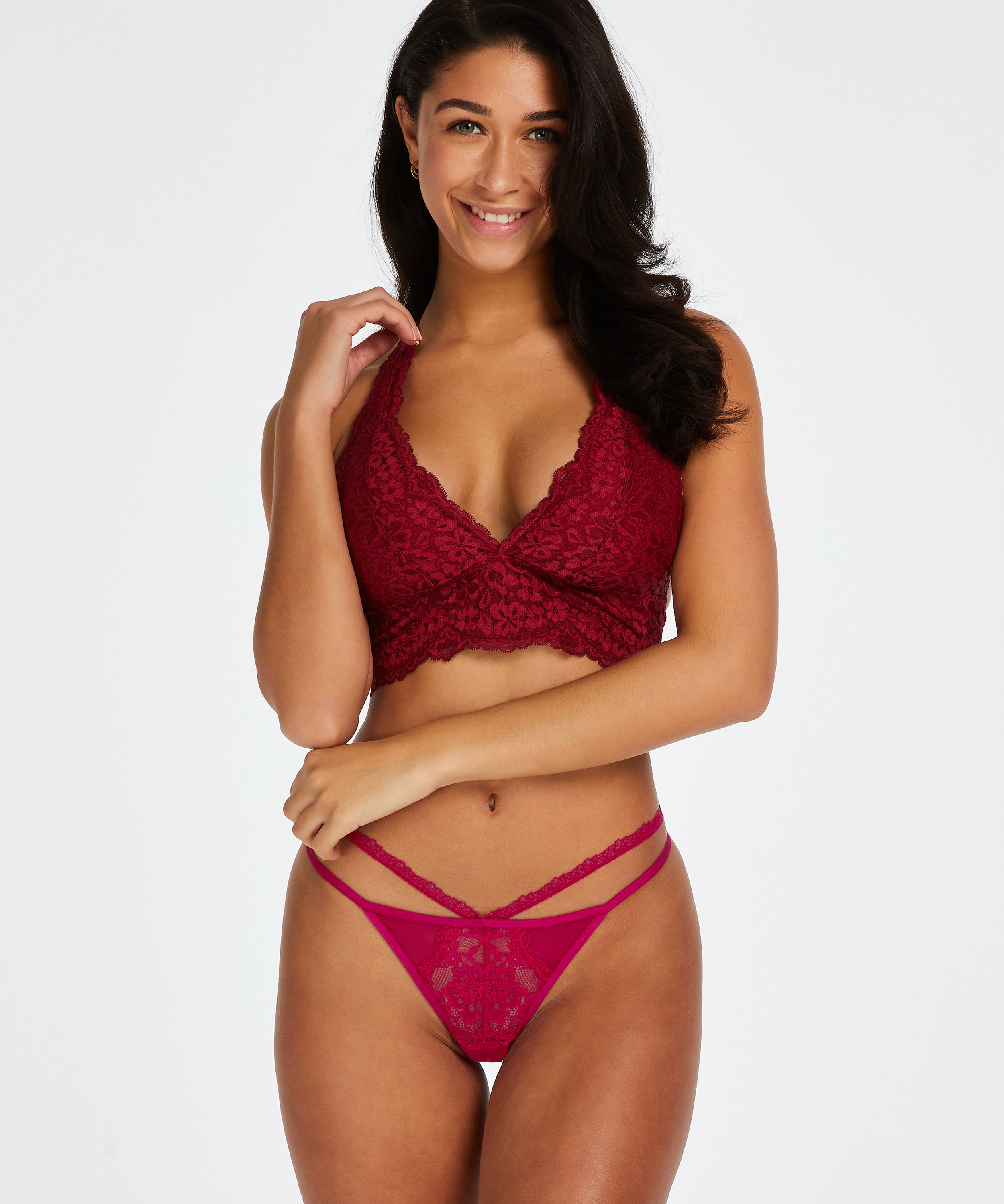 Quinn tanga thong, Pink, main