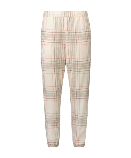 Tall Twill Check pyjama pants, Gray