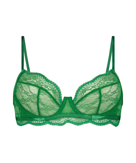 Isabelle Non-Padded Underwired Bra, Green