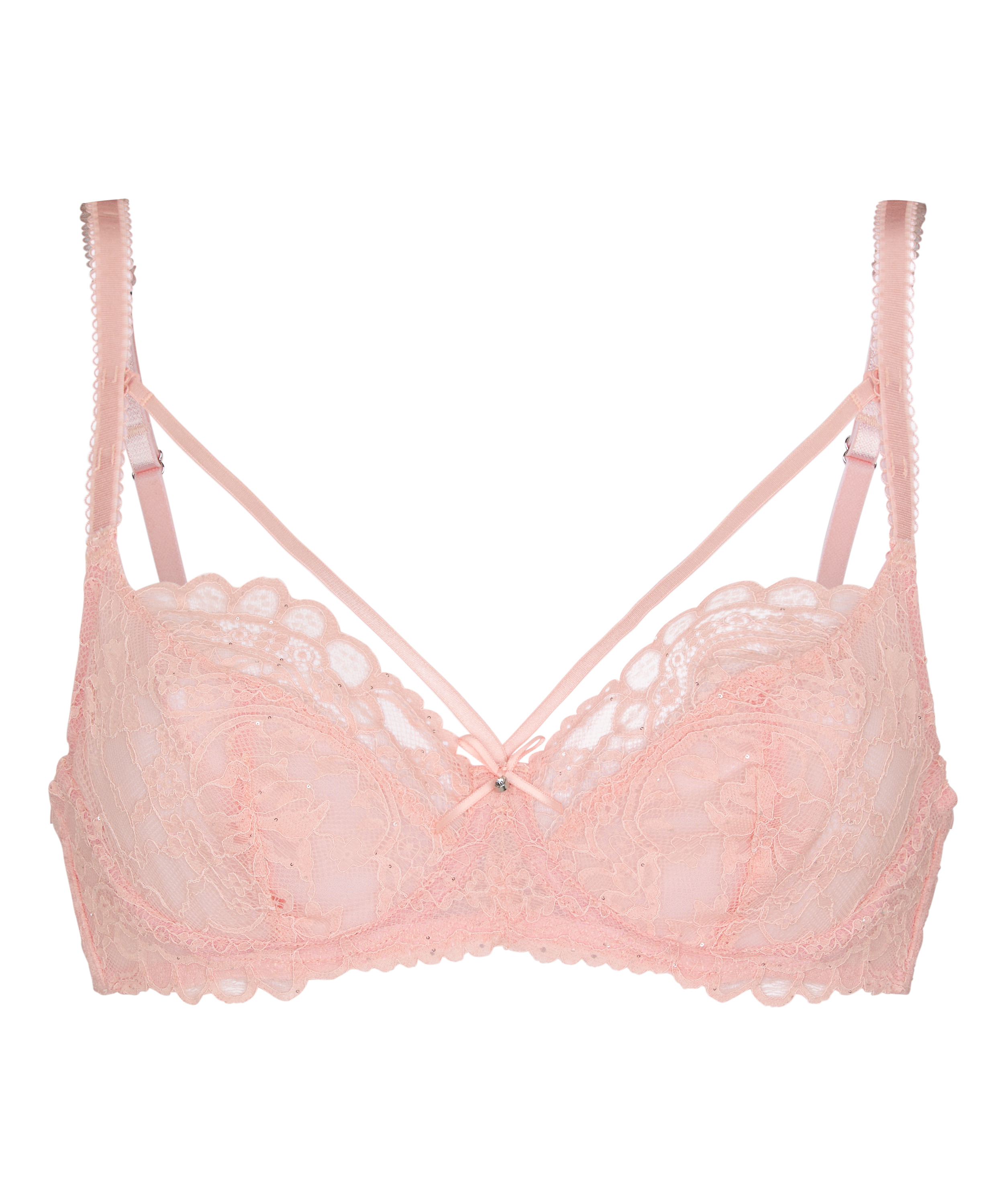 Isadora Non-Padded Underwired Bra, Pink, main