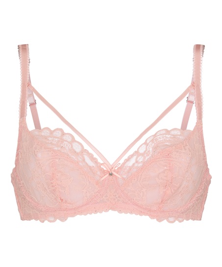 Isadora Non-Padded Underwired Bra, Pink