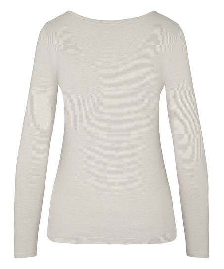 Pyjama Top Thin Stripe, Gray