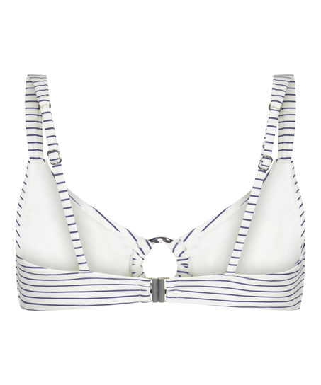 Bikinitop Stripes, White