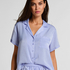 Satin Short-Sleeved Jacket, Purple