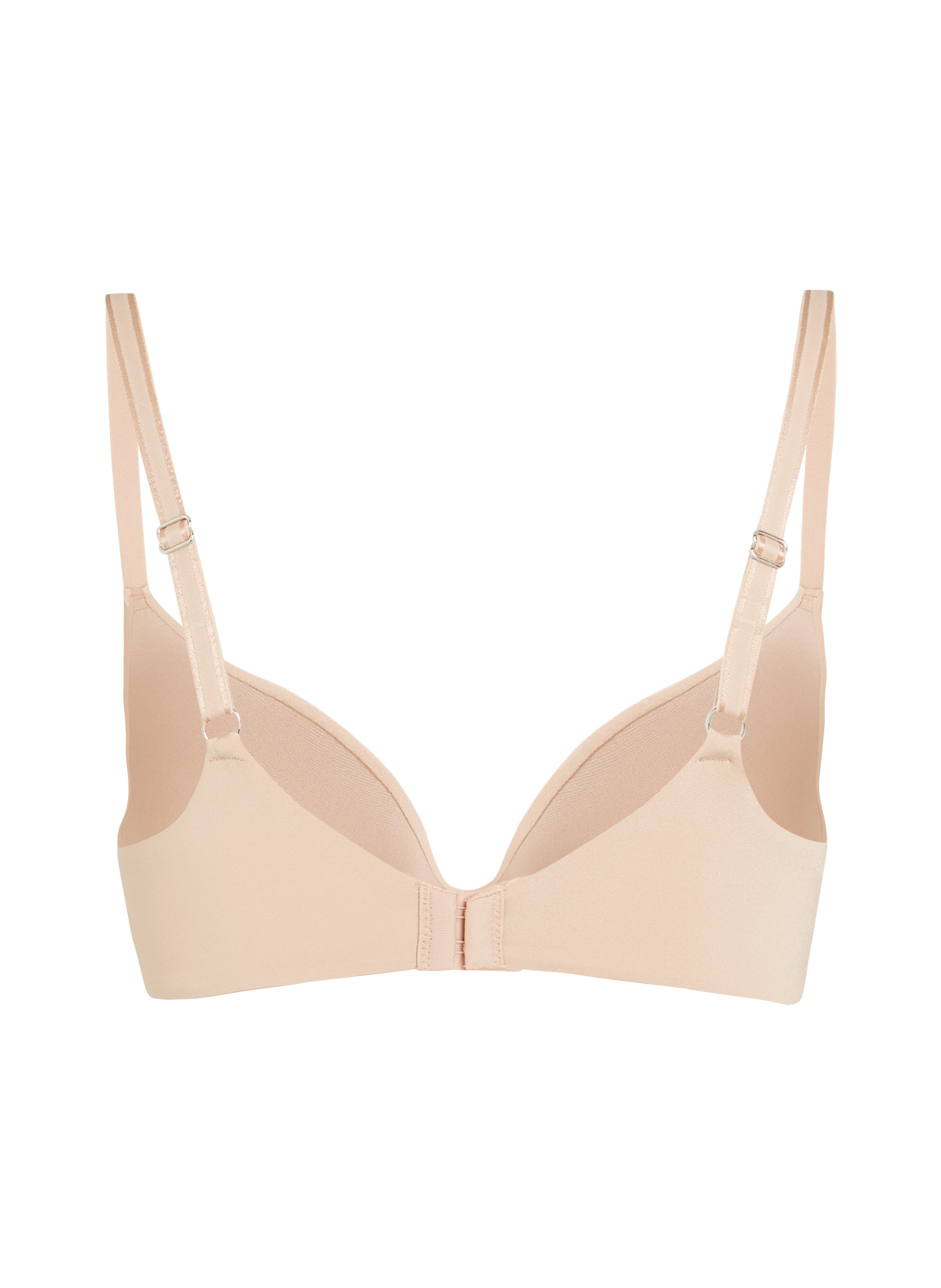 Mona padded non-underwired bra, Beige, main