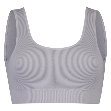 Seamless bralette, Gray
