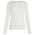 super soft Boatneck shirt with Cashmere, Grey