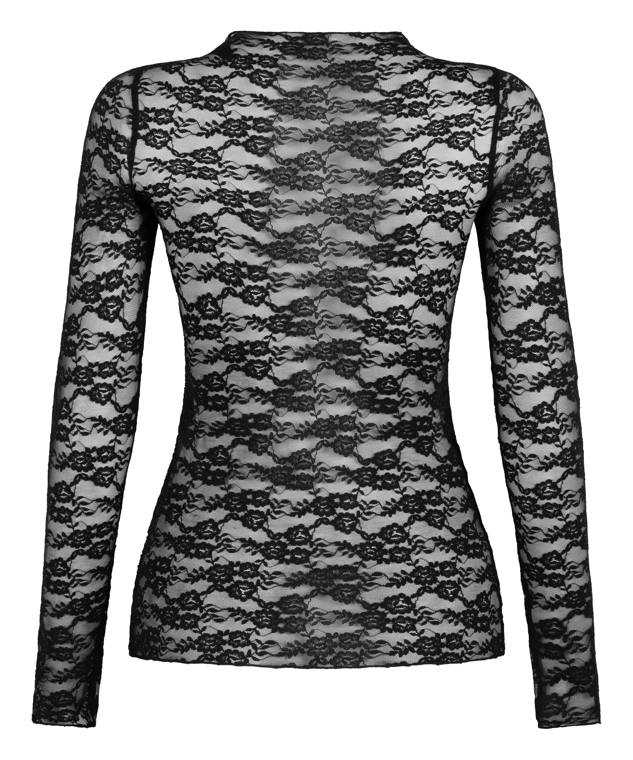Top Allover Lace, Black, main
