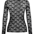 Top Allover Lace, Black