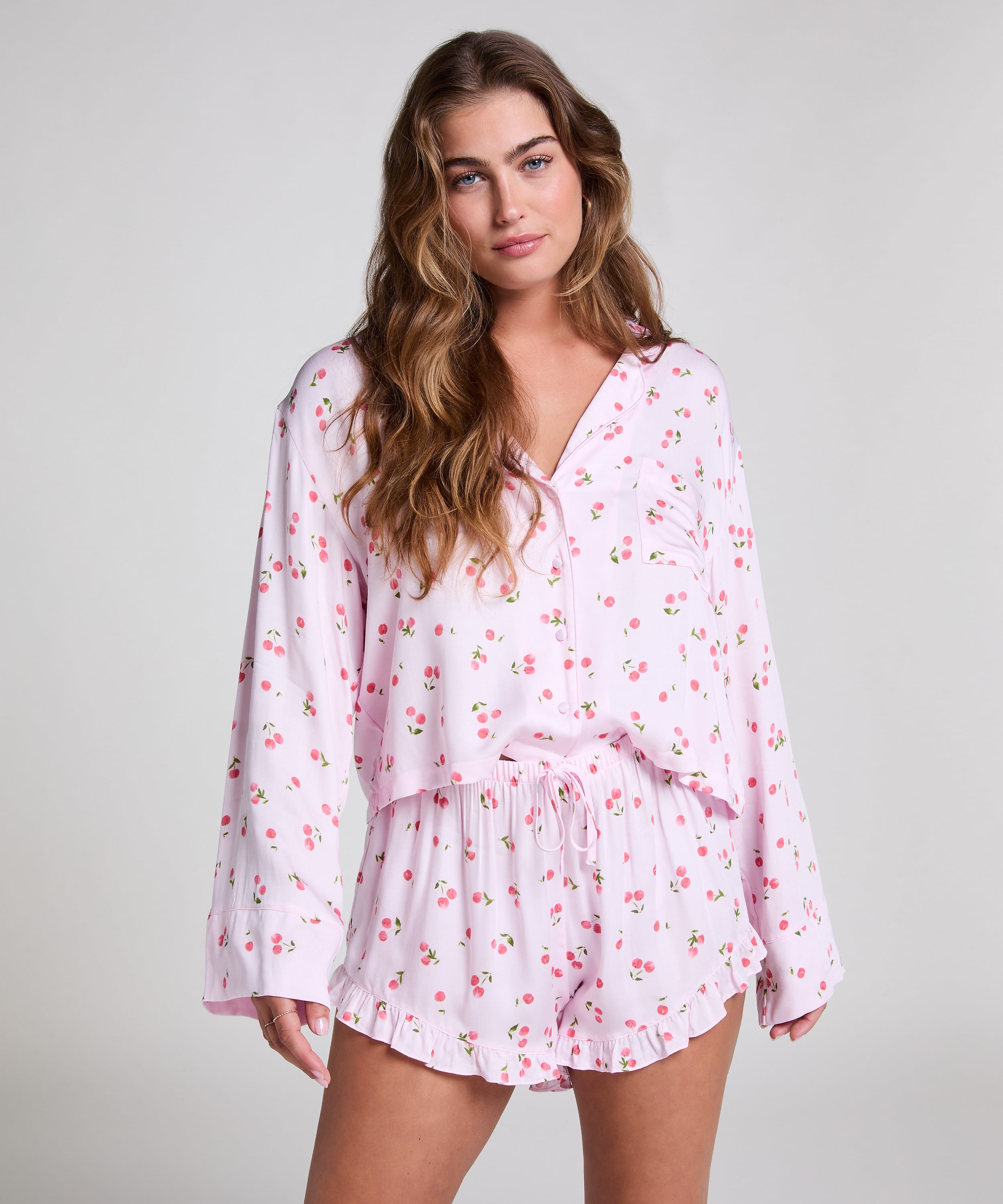 Pyjama Shorts, Pink, main