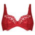Daisy Non-Padded Underwired Bra, Red