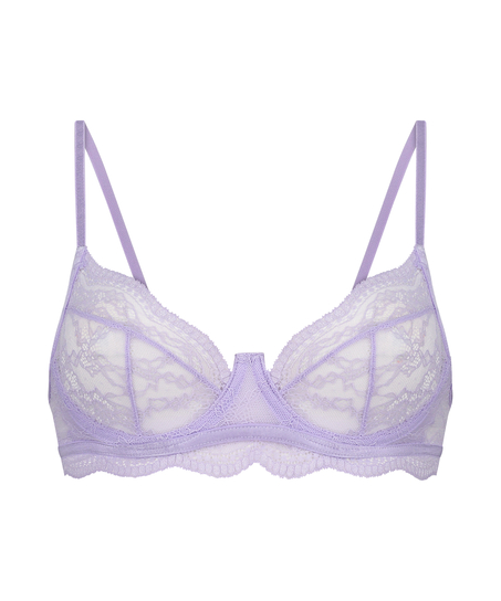 Isabelle Non-Padded Underwired Bra, Purple