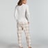 Long-Sleeved Pyjama Top, White