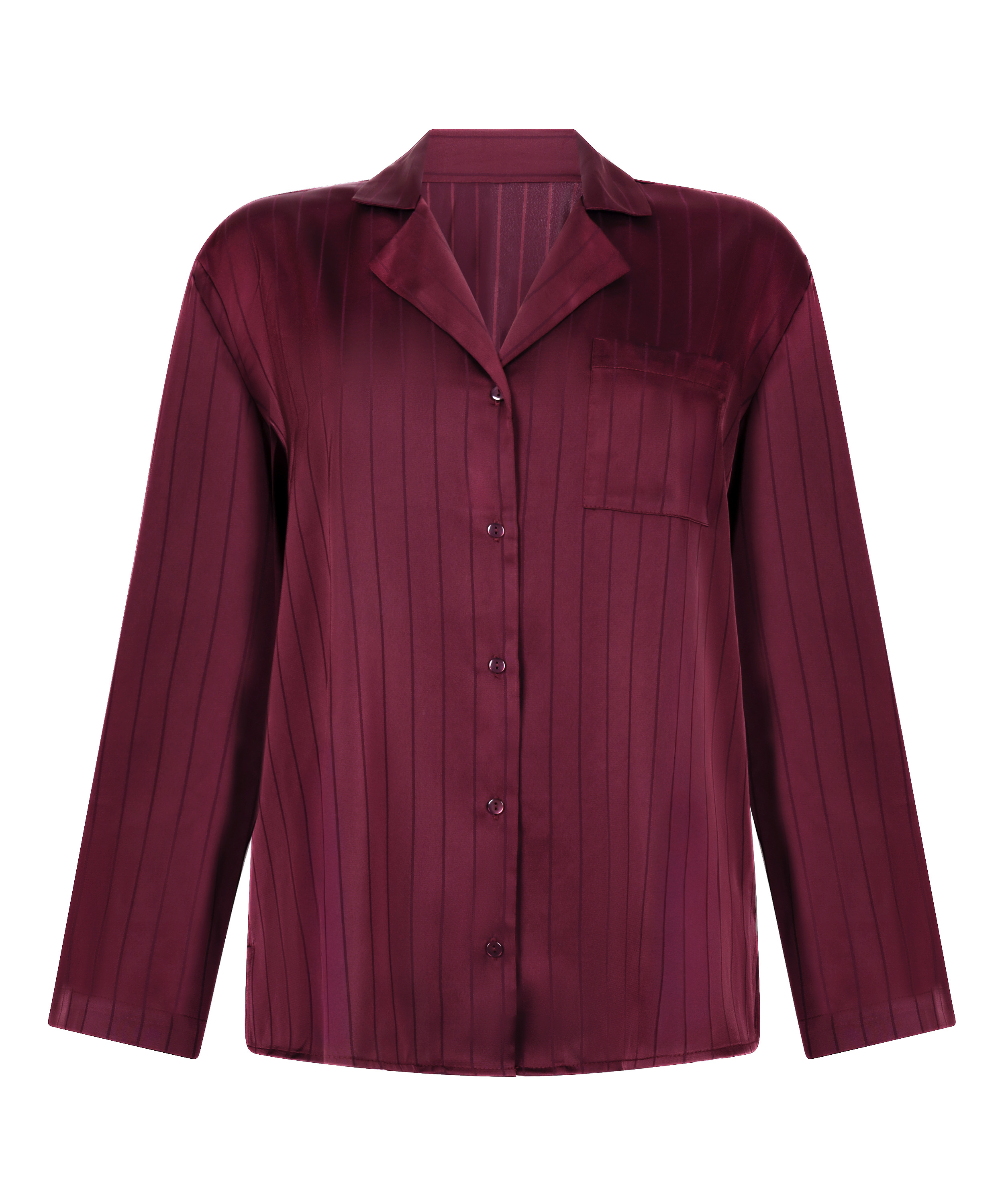 Satin Pinstripe Jacket, Purple, main