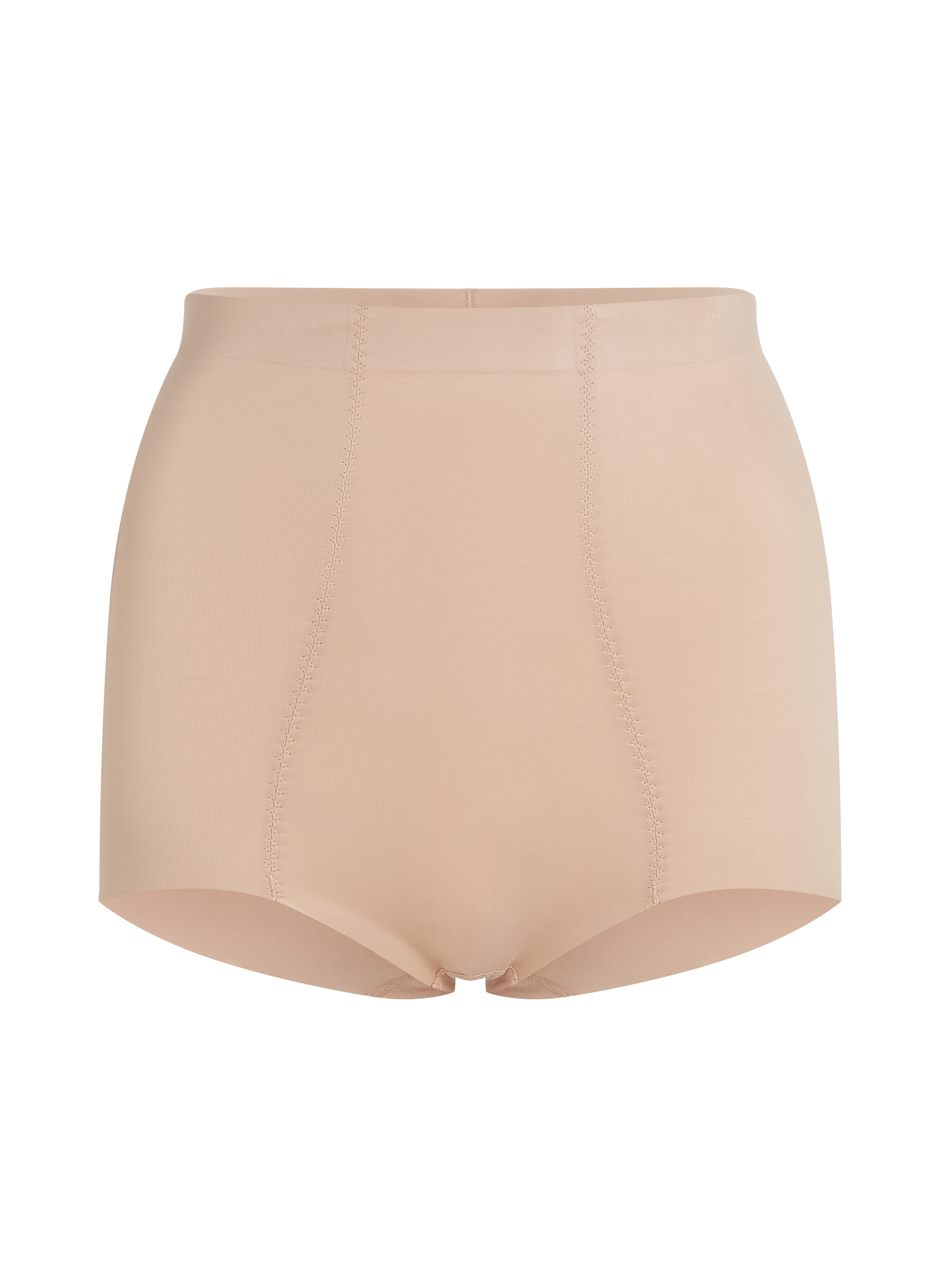 Sculpting scuba high waisted brief, Beige, main