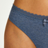 Cotton thong, Blue