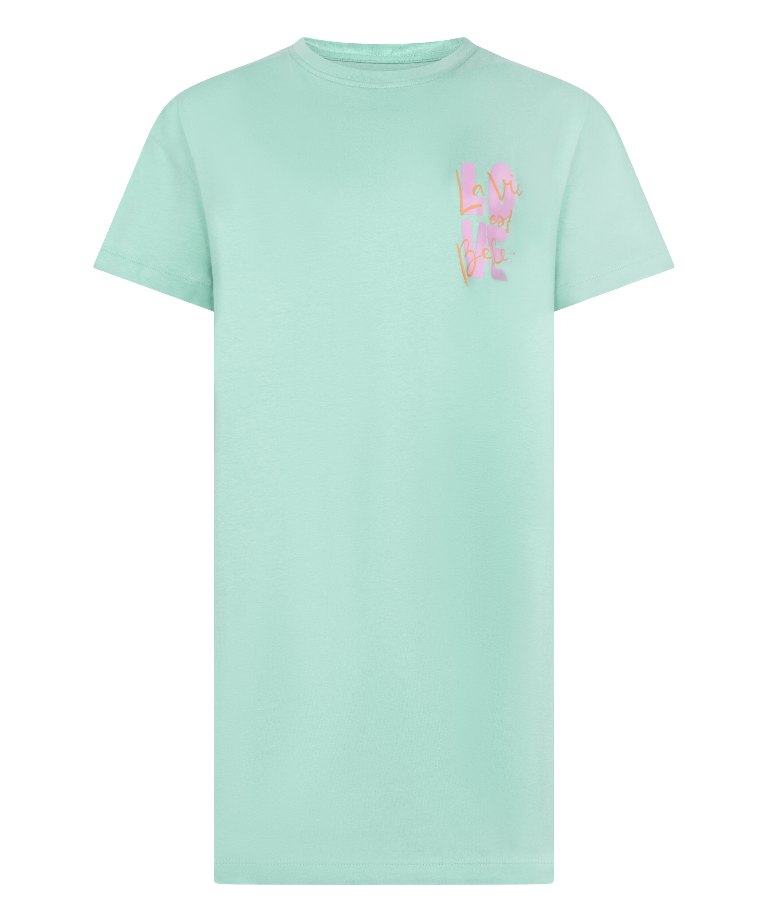 Round Neck Nightshirt, Green