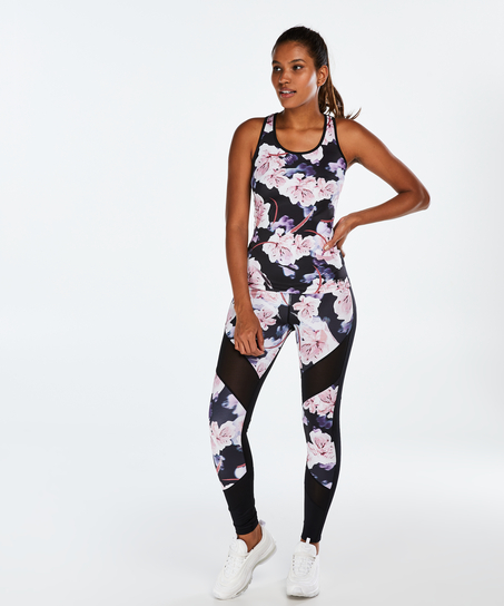 HKMX Sport slim fit tank top, Black