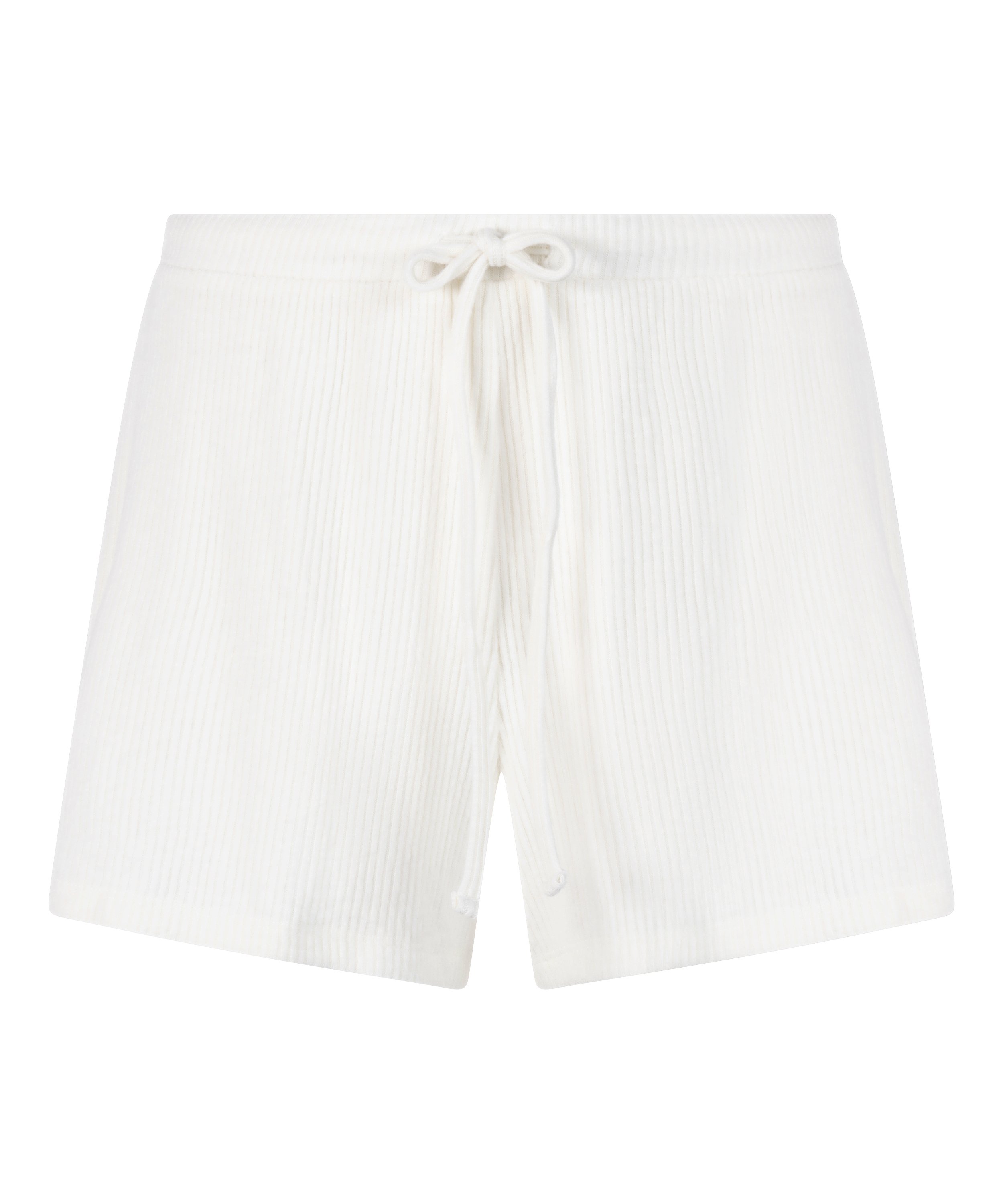 Rib Shorts, White, main