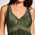 Nora Lace Slip Dress, Green