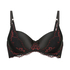Silke Padded Underwired Bra, Black