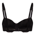 Chloe Padded Underwired Bra, Black