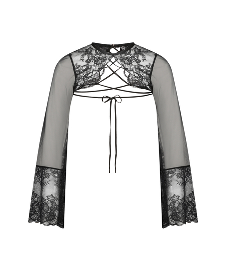 Catherine Lace Top, Black