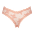 V-shaped Brazilian knickers mesh, Pink